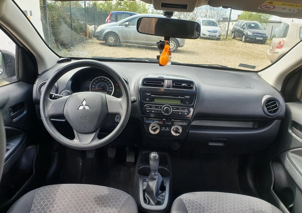 Mitsubishi Space Star cena 15900 przebieg: 99000, rok produkcji 2013 z Katowice małe 301